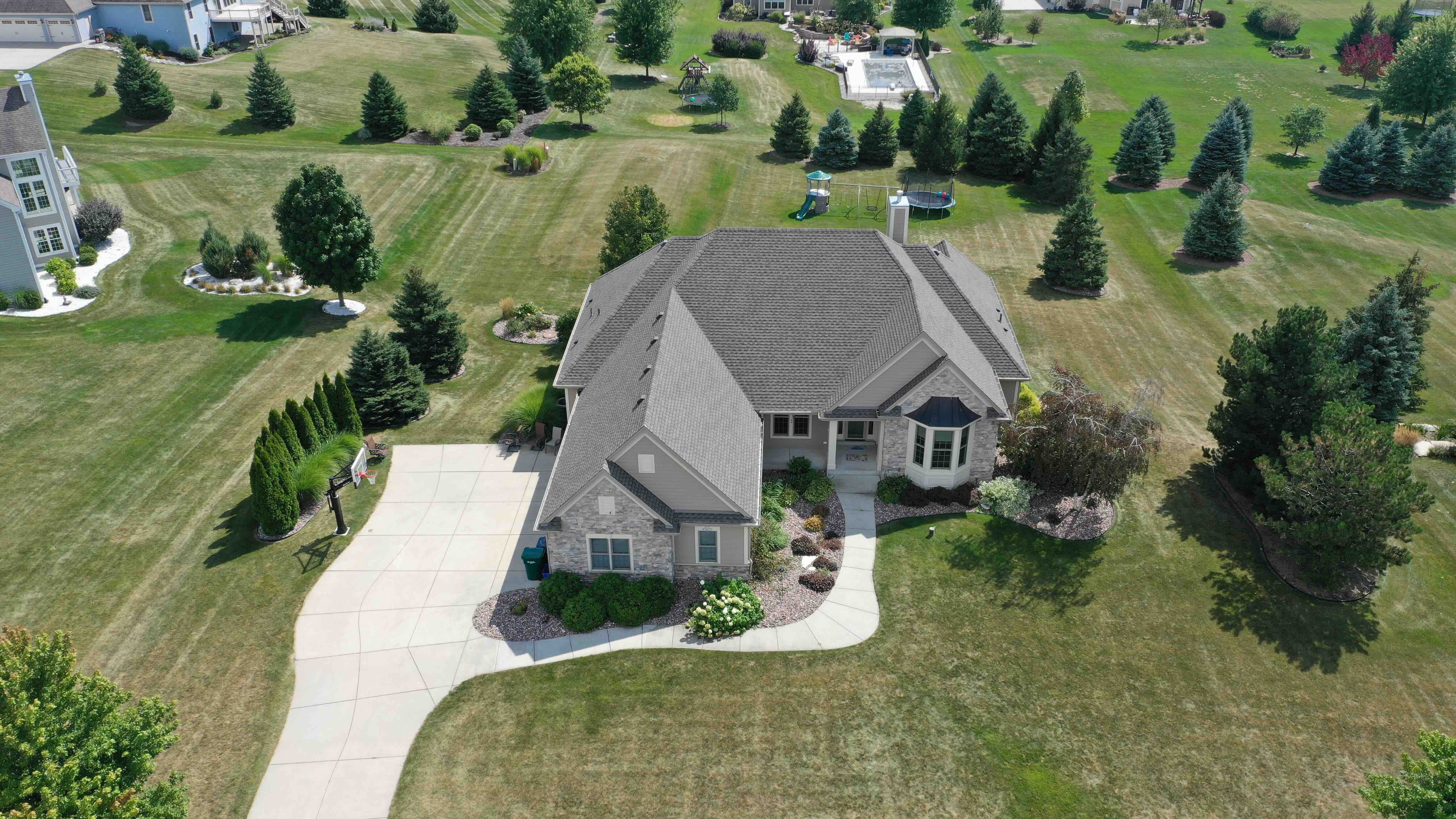 Milwaukee home with newly installed architectural shingle roof and updated ventilation system by Ridge Top Exteriors