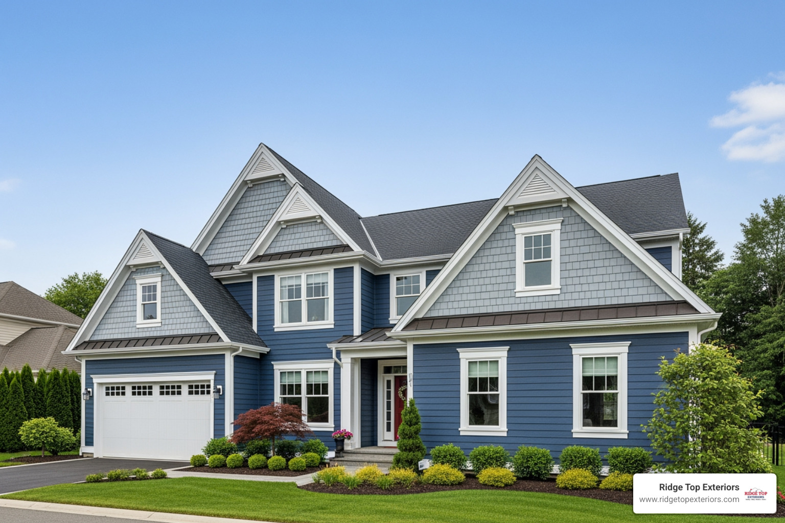 Home with HardiePlank and HardieShingle siding - Hardie board Milwaukee WI