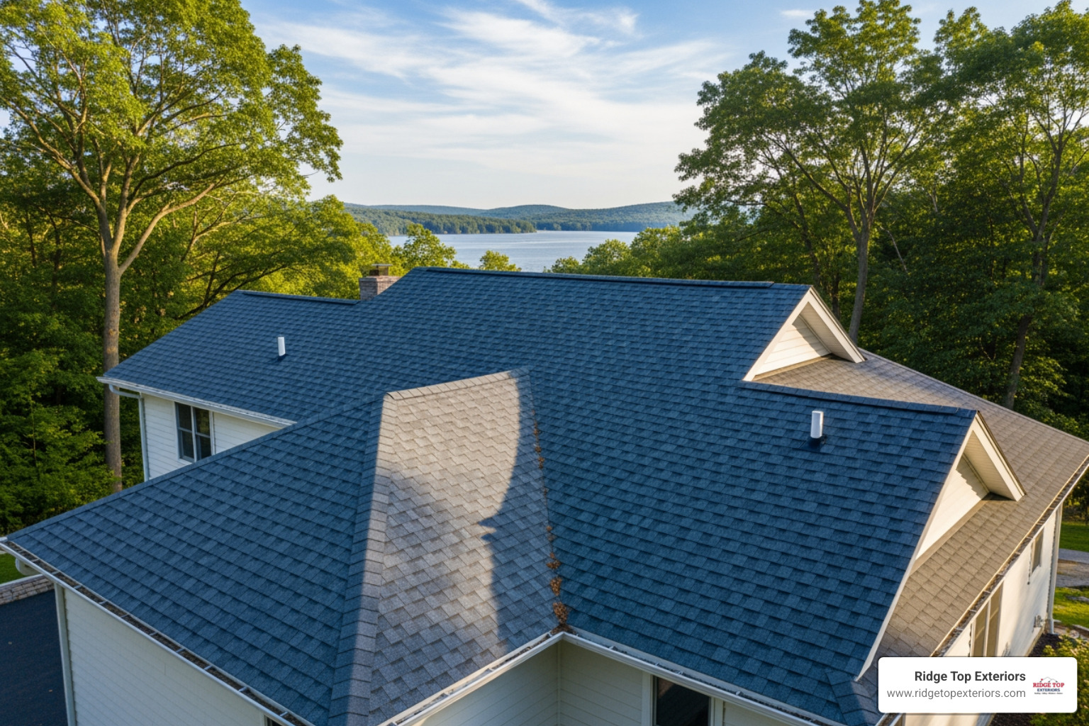 Lake County roof with GAF shingles - Lake County roof repair